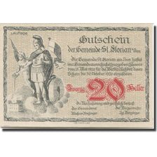 Banconote, Austria, St. Florian am Inn O.Ö. Gemeinde, 20 Heller, paysage 1