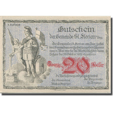 Banconote, Austria, St. Florian am Inn O.Ö. Gemeinde, 20 Heller, paysage 2