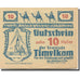 Banknote, Austria, Timelkam O.Ö. Gemeinde, 10 Heller, Texte, 1920, 1920-04-01
