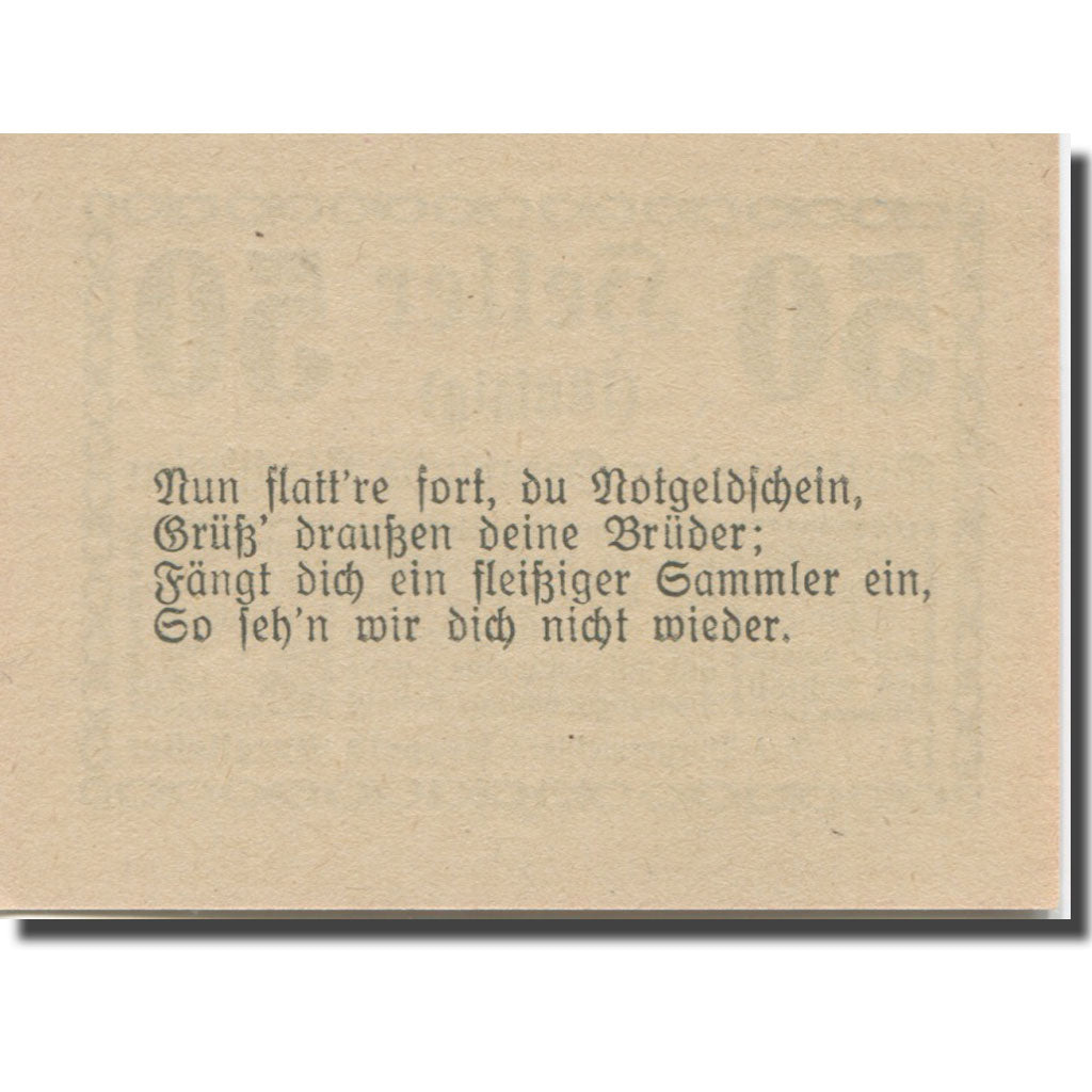 Banconote, Austria, Kirchheim, 50 Heller, texte 1, 1920, 1920-08-01, SPL-