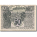Banknote, Austria, St. Veit im Pongau Sbg. Marktgemeinde, 50 Heller, personnage