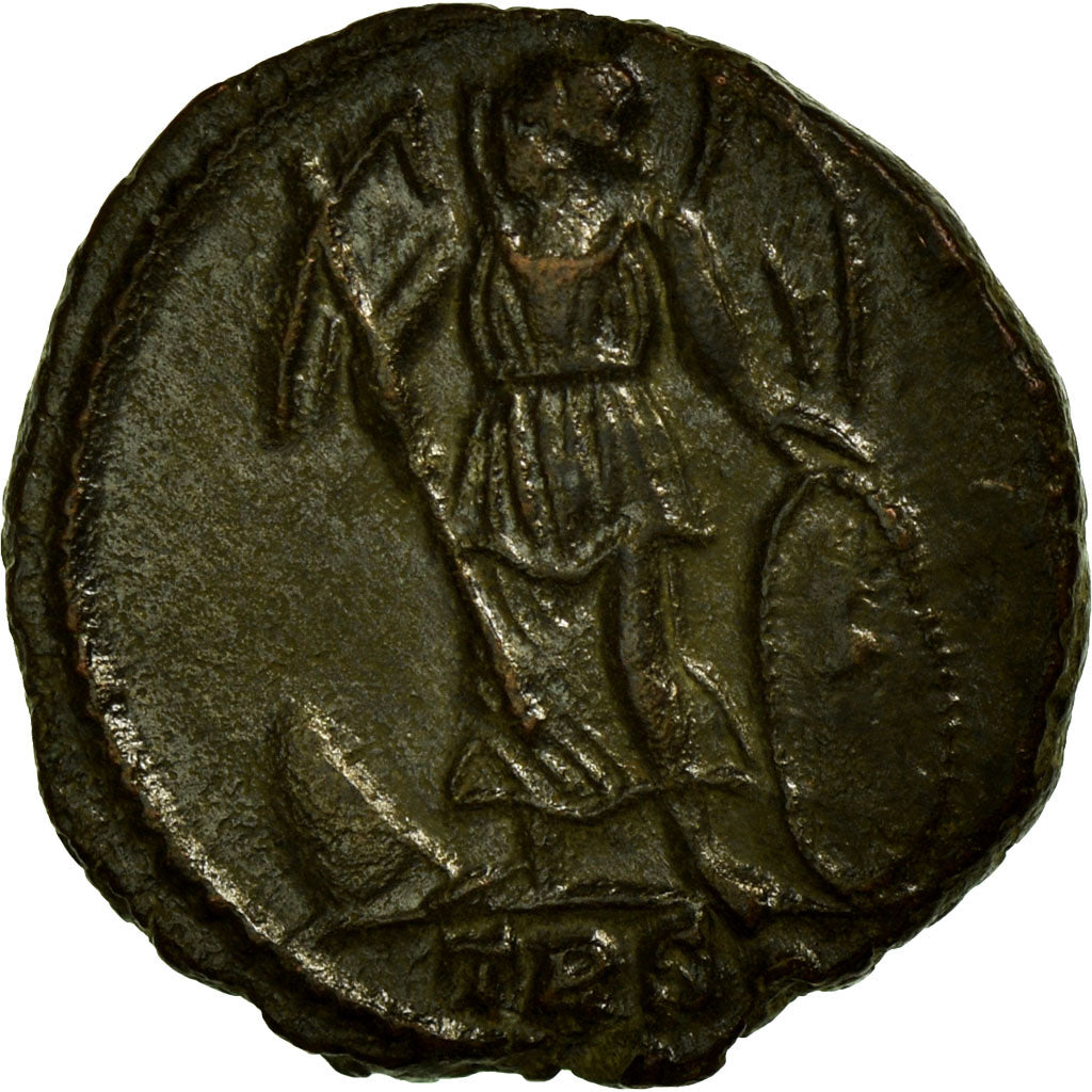 Coin, Nummus, Trier, AU(50-53), Copper