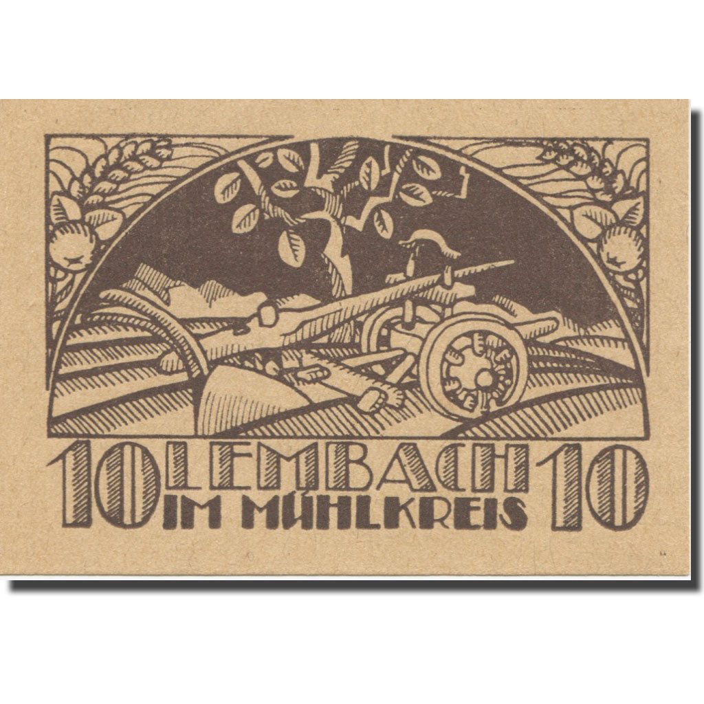 Banknote, Austria, Lembach, 10 Heller, Blason, AU(55-58), Mehl:FS 510I