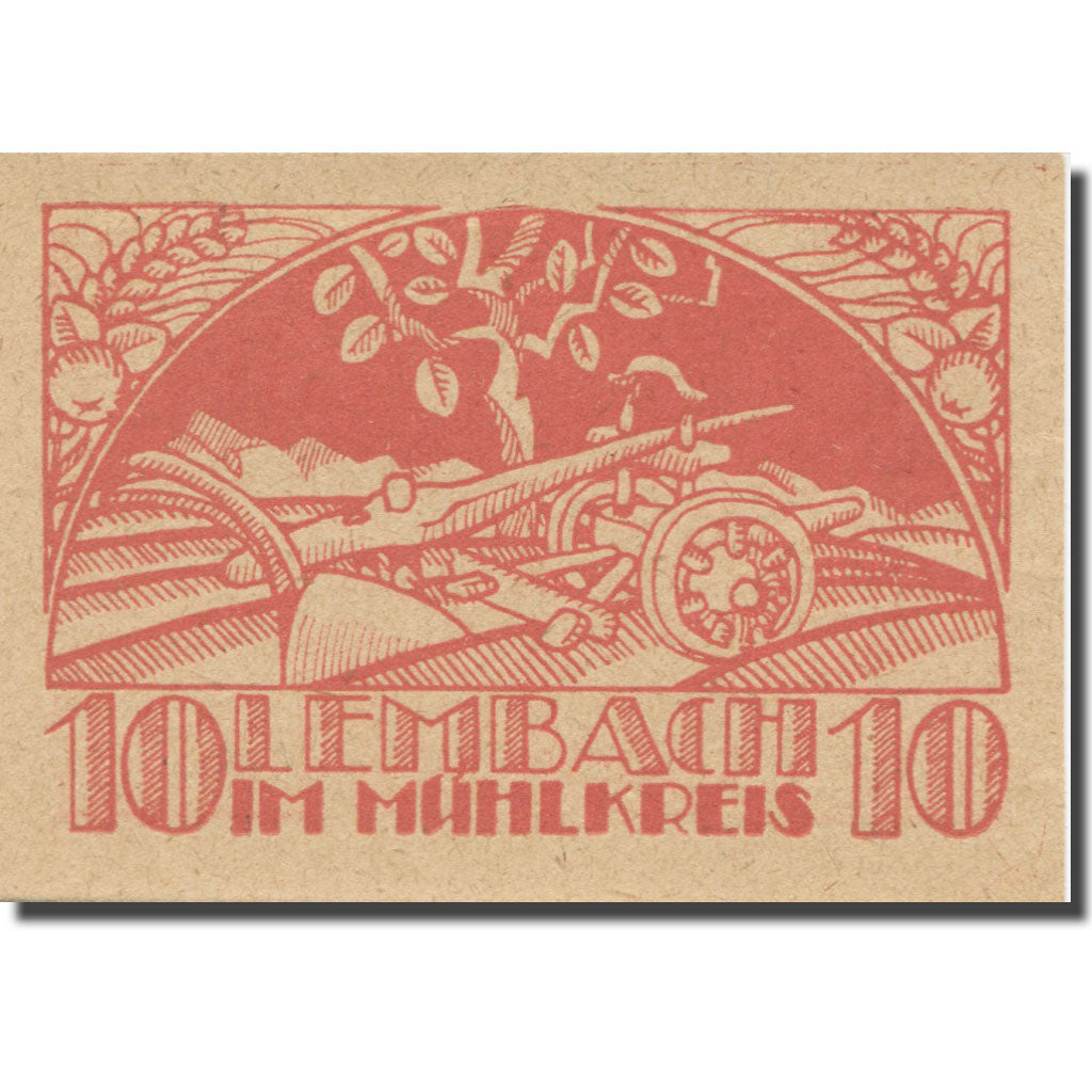 Banknote, Austria, Lembach, 10 Heller, Blason, AU(55-58), Mehl:FS 510I