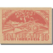 Banknote, Austria, Lembach, 10 Heller, Blason, AU(55-58), Mehl:FS 510I