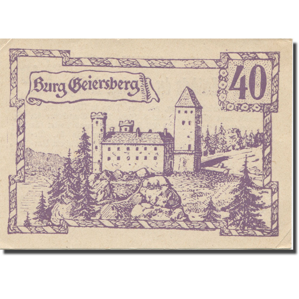 Banknote, Austria, Lebing O.Ö. Gemeinde, 40 Heller, Texte 3, 1920, 1920-12-31