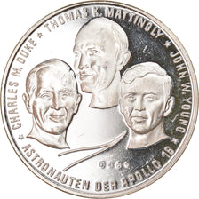 Switzerland, Medal, Espace, Apollo 16, Sciences & Technologies, 1972, MS(60-62)
