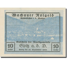 Biljet, Oostenrijk, Wachauer Notgeld - Spitz - Kirche N.Ö. Gemeinde, 10 Heller