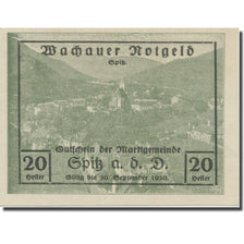 Biljet, Oostenrijk, Wachauer Notgeld - Spitz - Kirche N.Ö. Gemeinde, 20 Heller