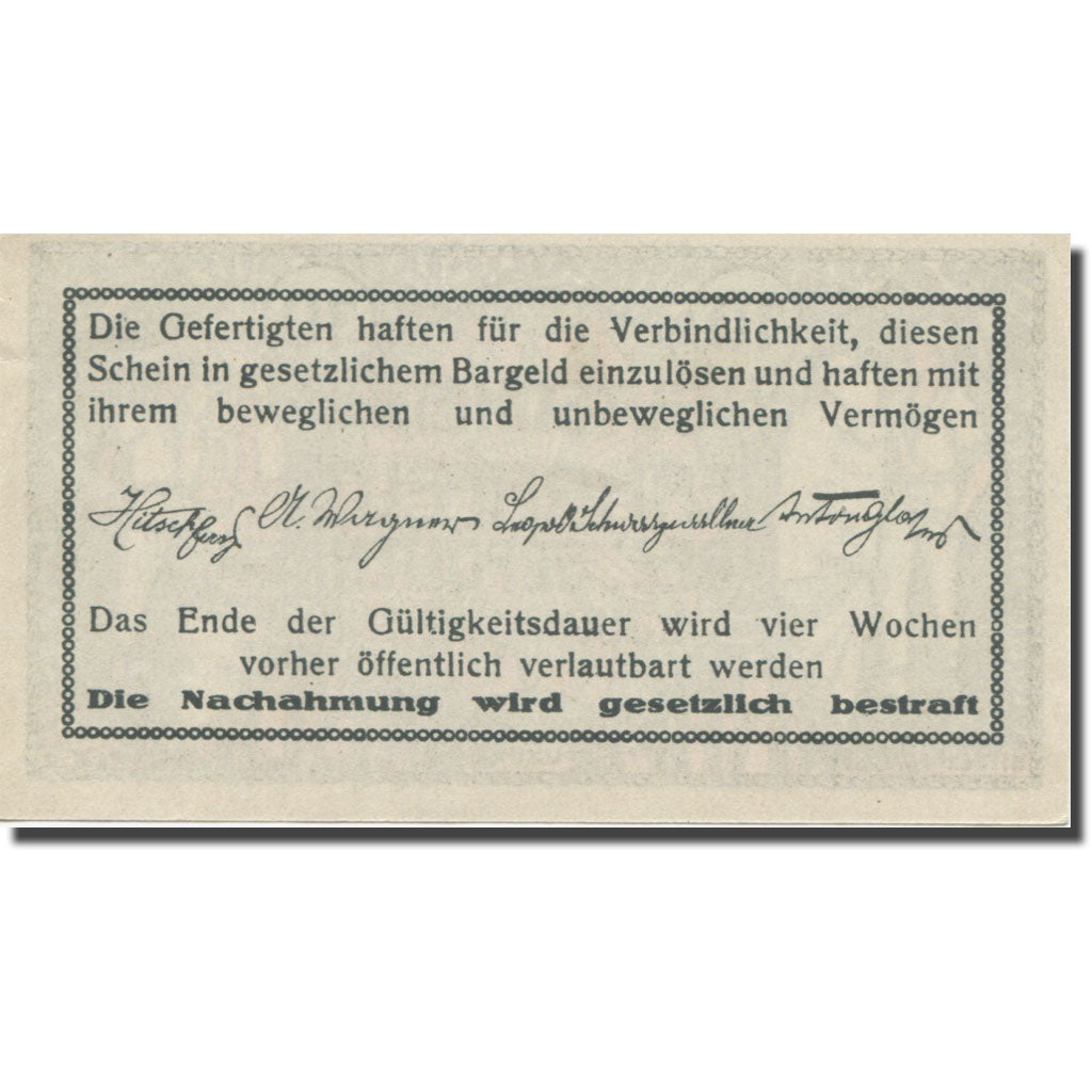 Banknote, Austria, Fahrafeld, 10 Heller, Texte, 1920, 1920-07-01, AU(55-58)