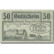 Banknote, Austria, Burgschleinitz, 50 Heller, Texte 2, 1920, 1920-12-31