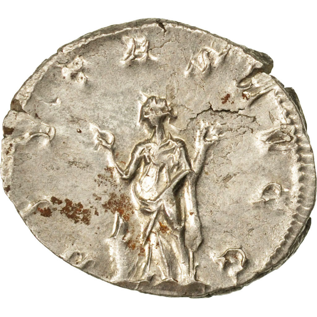 Coin, Trebonianus Gallus, Antoninianus, EF(40-45), Billon, Cohen:88