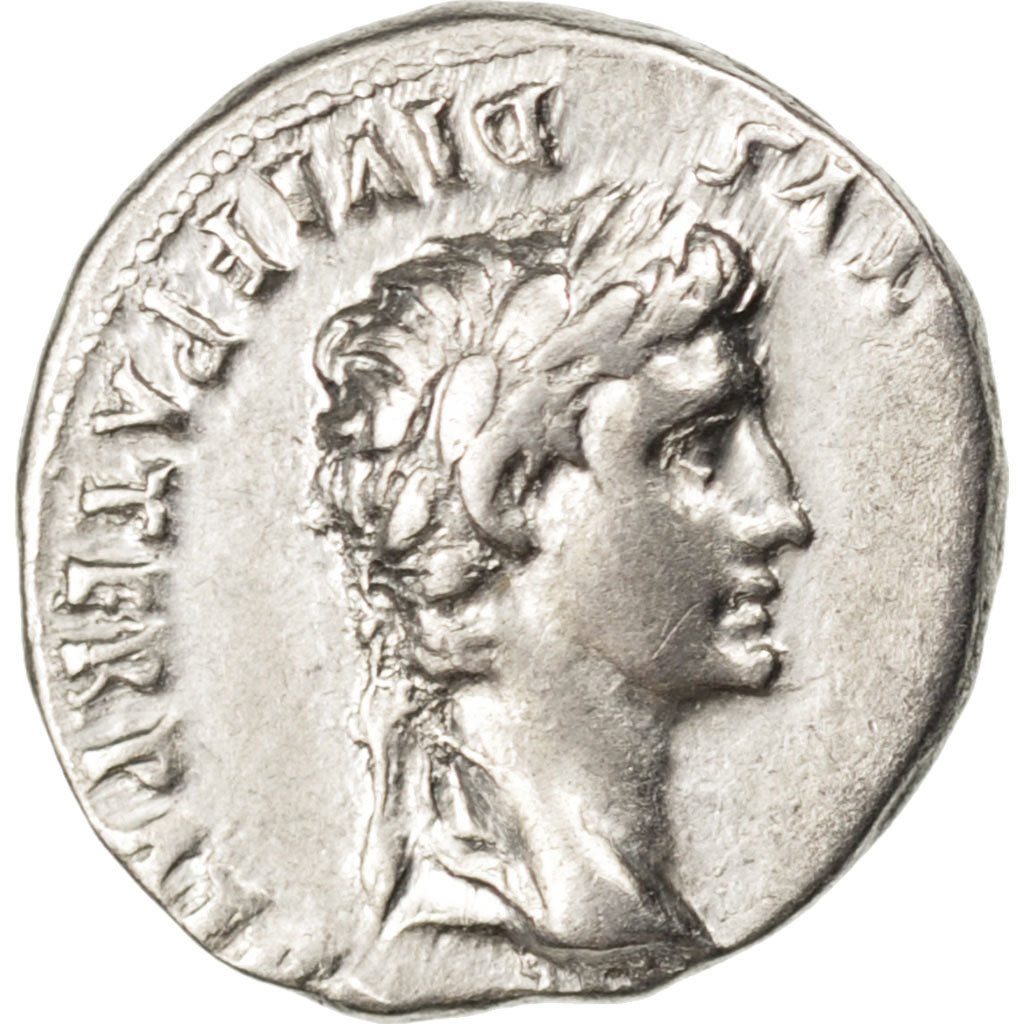 Augustus, Denarius, AU(50-53), Silver, Cohen #43, 3.70