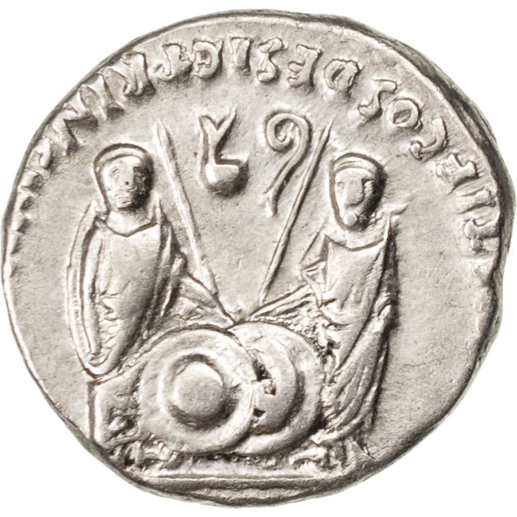 Augustus, Denarius, AU(50-53), Silver, Cohen #43, 3.70