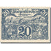Geldschein, Österreich, Waizenkirchen, 20 Heller, texte 1, 1920, 1920-12-31