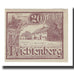Banknot, Austria, Lichtenberg O.Ö. Gemeinde, 20 Heller, texte 1, 1920
