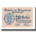 Banknot, Austria, Ernstbrunn N.Ö. Ortsgemeinde, 20 Heller, texte 1, 1921