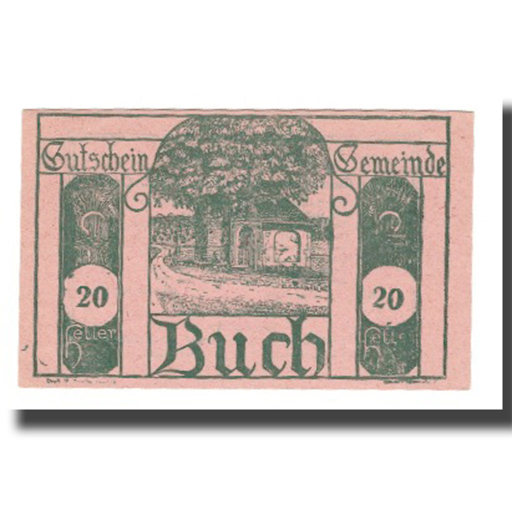 Banconote, Austria, Buch N.Ö. Gemeinde, 20 Heller, Texte, 1920, 1920-10-30