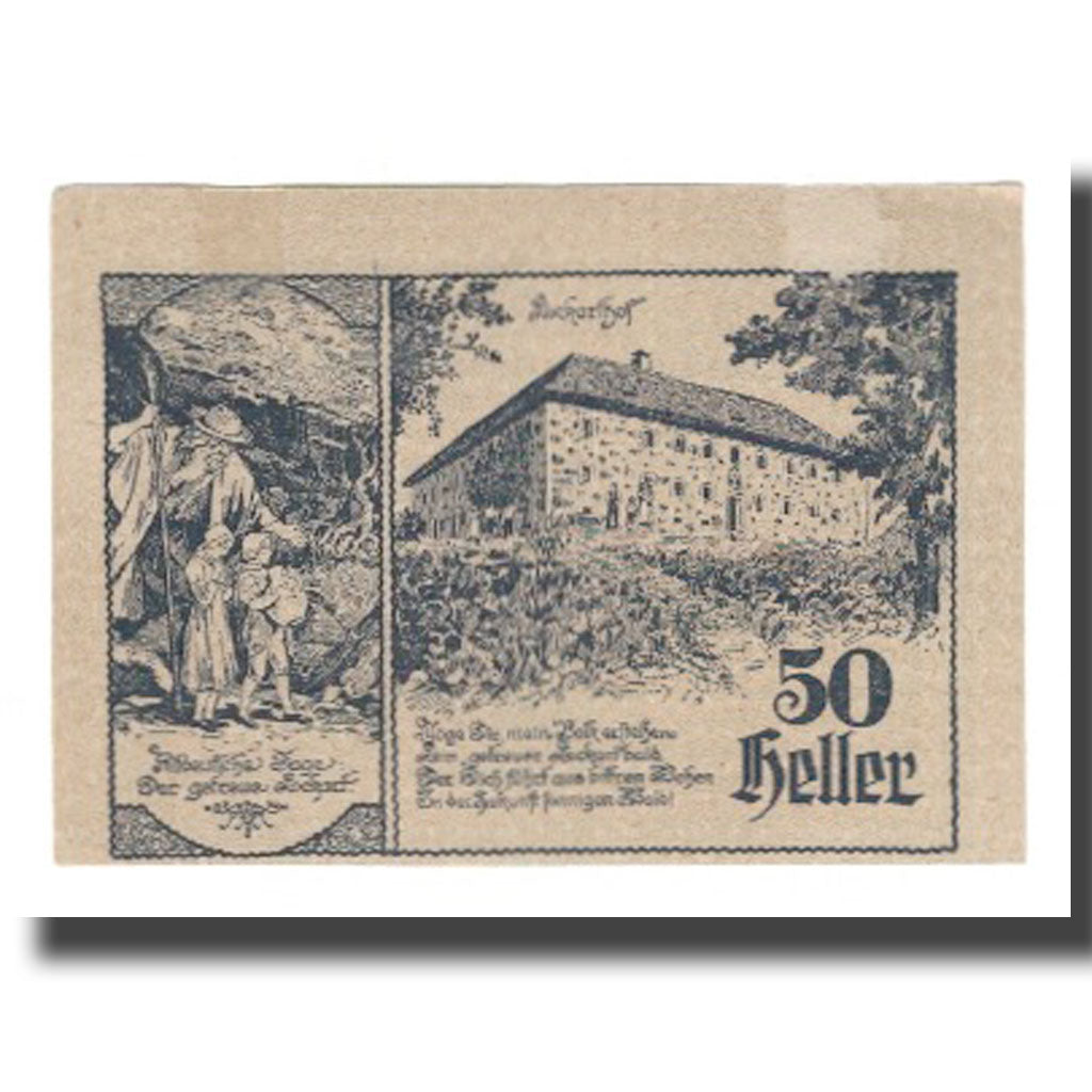 Banknote, Austria, Schattleiten Und Schweinsegg Bei Ternberg, O.Ö.