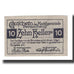 Banconote, Austria, Persenbeug N.Ö. Marktgemeinde, 10 Heller, Sceau, 1920