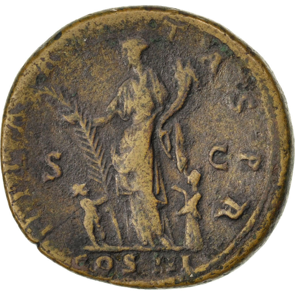 Hadrian, Sestertius, EF(40-45), Silver, 24.20