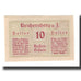 Banknot, Austria, Reichersberg O.Ö. Gemeinde, 10 Heller, village, 1920