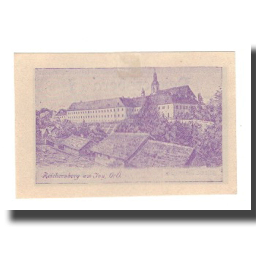 Banknot, Austria, Reichersberg O.Ö. Gemeinde, 20 Heller, paysage, 1920