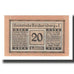 Banknot, Austria, Reichersberg O.Ö. Gemeinde, 20 Heller, paysage 3, 1920