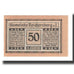 Nota, Áustria, Reichersberg O.Ö. Gemeinde, 50 Heller, paysage 7, 1920