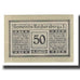 Nota, Áustria, Reichersberg O.Ö. Gemeinde, 50 Heller, paysage 8, 1920