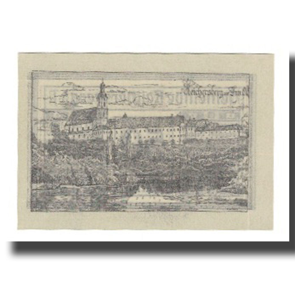 Nota, Áustria, Reichersberg O.Ö. Gemeinde, 50 Heller, paysage 8, 1920