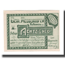 Banconote, Austria, Meggenhofen O.Ö. Gemeinde, 80 Heller, personnage 5, 1921