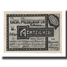 Banconote, Austria, Meggenhofen O.Ö. Gemeinde, 80 Heller, personnage 4, 1921