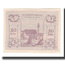 Nota, Áustria, Schardenberg O.Ö. Gemeinde, 50 Heller, Texte, 1920, 1920-12-31