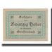 Banknot, Austria, Senftenbach O.Ö. Gemeinde, 20 Heller, Texte, 1920