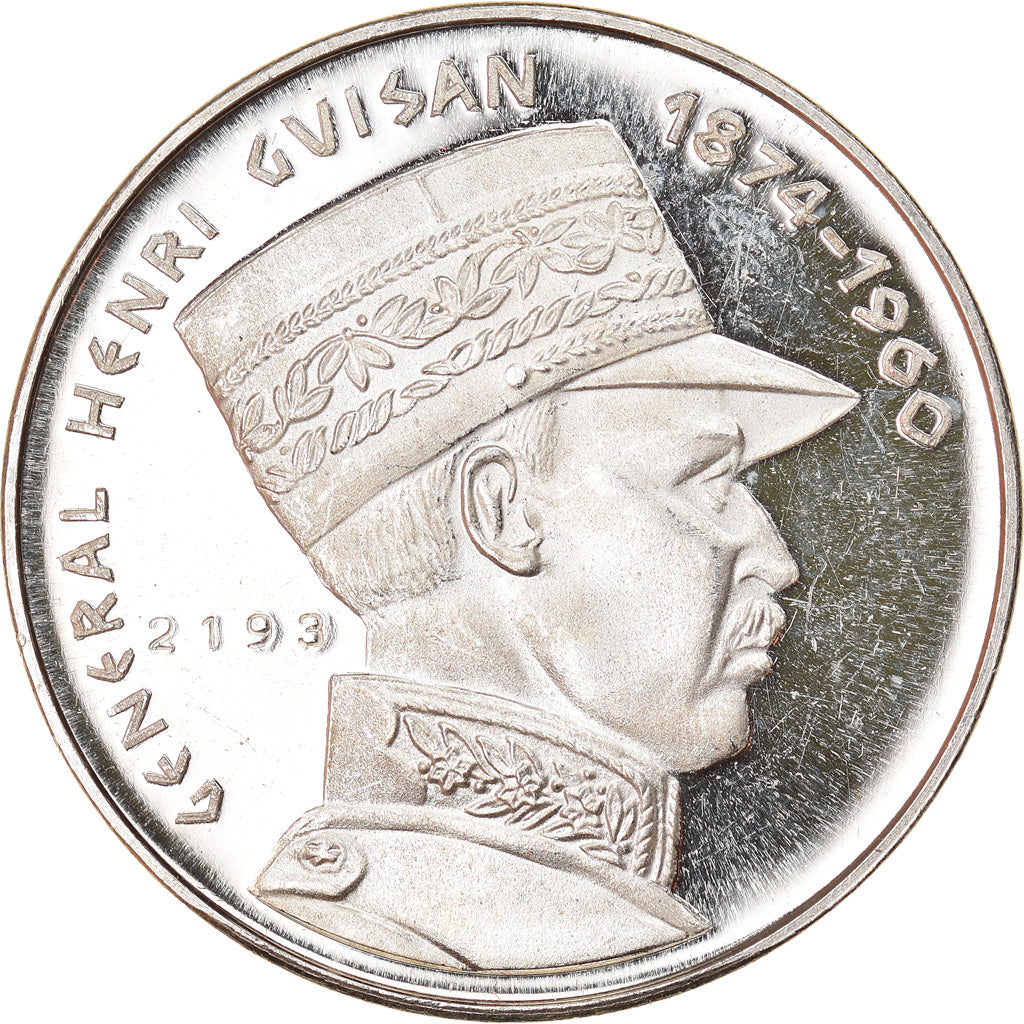 Switzerland, Medal, Général Henri Guisan, Politics, Society, War, 1960
