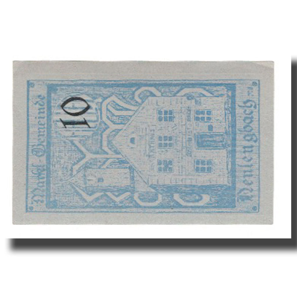 Banconote, Austria, Neulengbach N.Ö. Marktgemeinde, 10 Heller, Maison, 1920