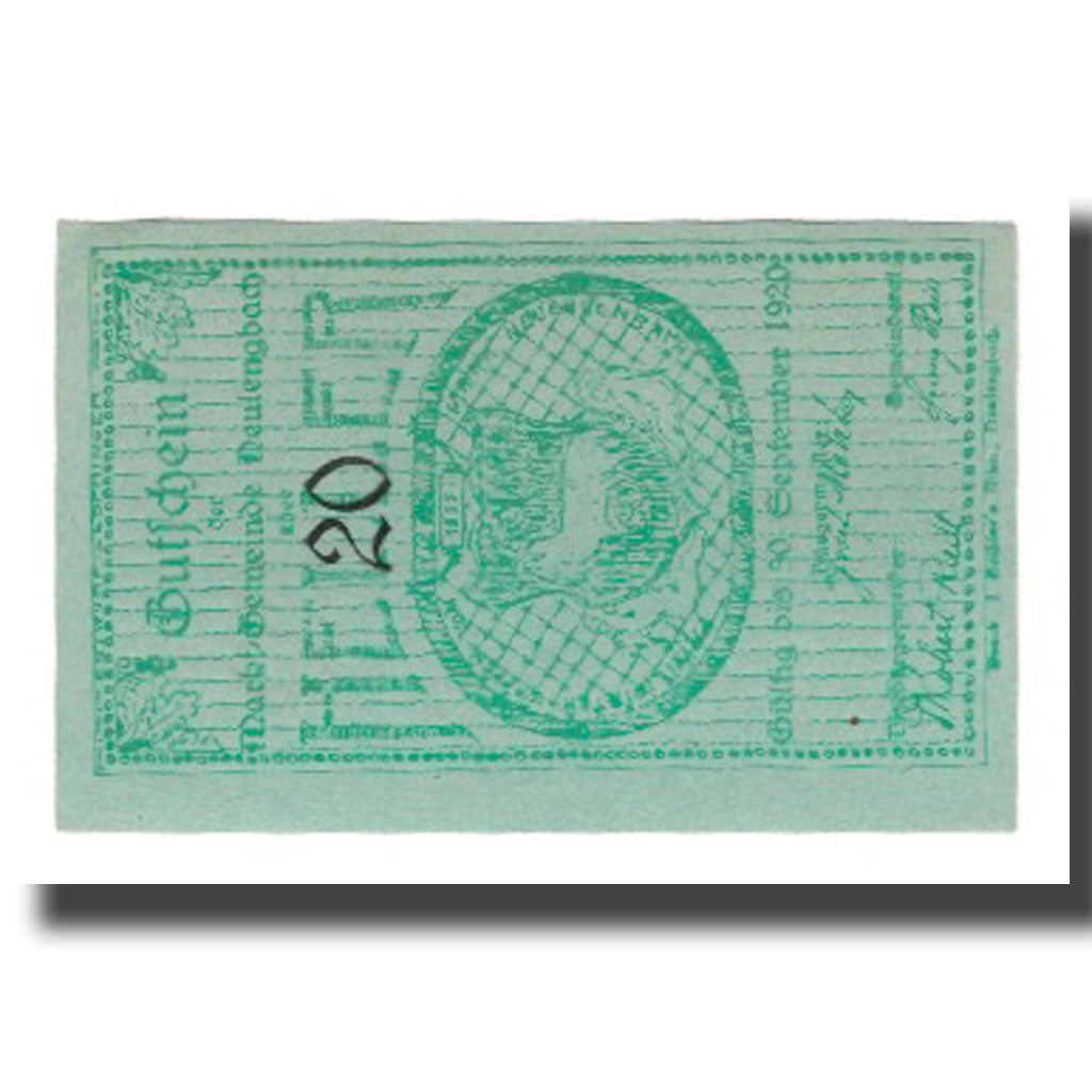 Banknot, Austria, Neulengbach N.Ö. Marktgemeinde, 20 Heller, animal, 1920