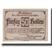 Banconote, Austria, Losenstein O.Ö. Gemeinde, 50 Heller, paysage, 1920