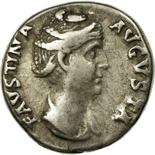 Moneda, Faustina I, Denarius, MBC, Plata, Cohen:219
