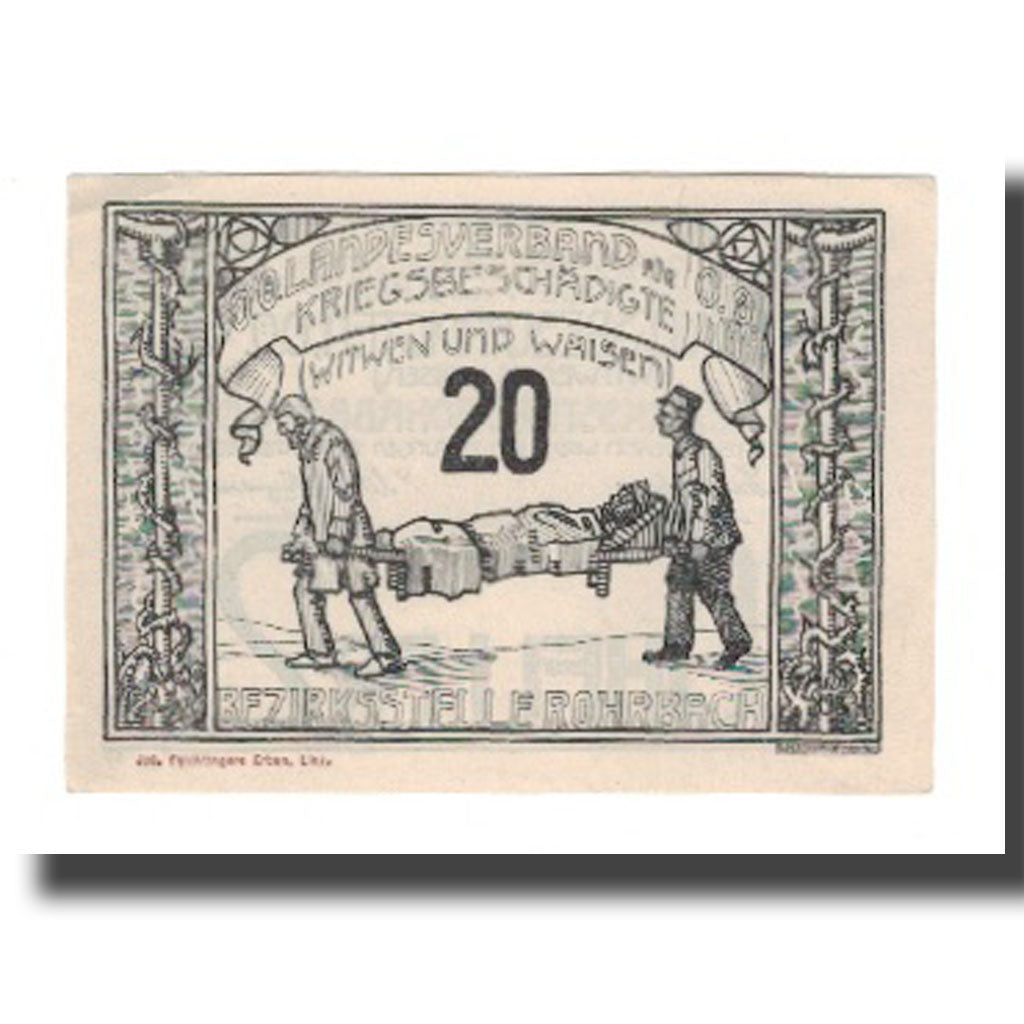 Banknot, Austria, Rohrbach O.Ö. Prv. Landesverband der Kriegsbeschädigten, 20