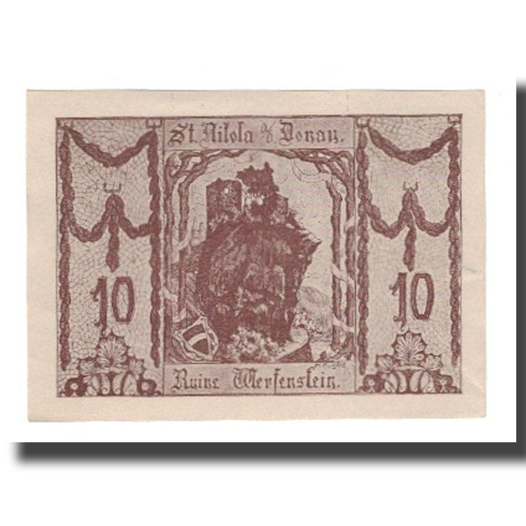 Banknot, Austria, St. Nikola a.d. Donau im Strudengau O.Ö. Marktgemeinde, 10