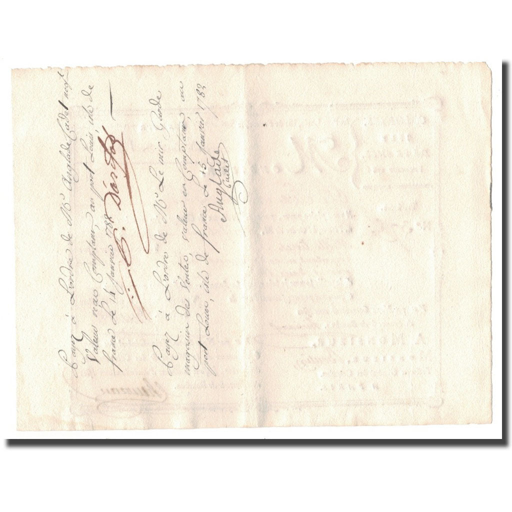 France, Traite, Colonies, Isle de France, 7000 Livres, Expédition de l'Inde