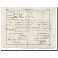 Francja, Traite, Colonies, Isle de France, 2500 Livres Tournois, 1780, AU(55-58)