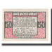 Banknot, Austria, Sonnberg O.Ö. Gemeinde, 50 Heller, personnage 1, 1920
