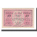 Banknot, Austria, Salzburg Sbg. Stadt, 10 Heller, Batiment, 1920, Undated