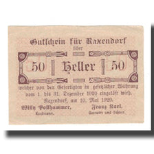 Geldschein, Österreich, Raxendorf N.Ö. Prv. Willy Pollhammer (Kaufmann) Und
