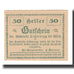Billet, Autriche, Lichtenegg O.Ö. Gemeinde, 50 Heller, Texte, 1920, 1920-05-08