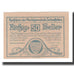 Banknot, Austria, Seitenstetten N.Ö. Marktgemeinde, 50 Heller, Batiment, 1920