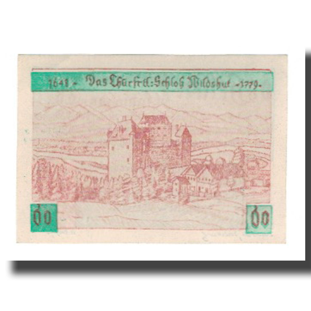 Banknot, Austria, St. Pantaleon O.Ö. Gemeinde, 60 Heller, paysage, 1920